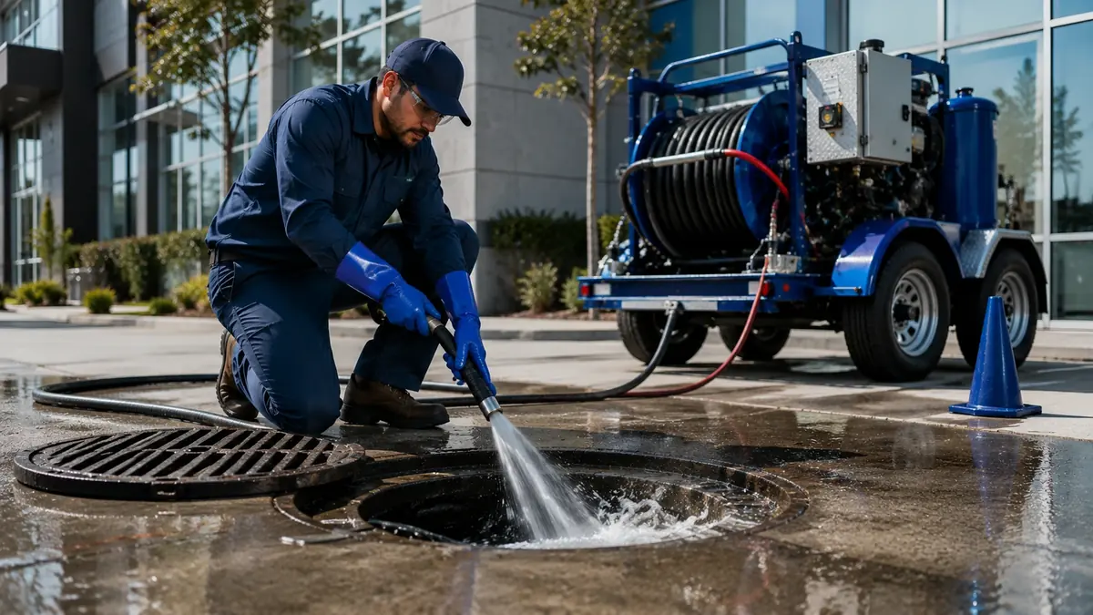 Commercial Hydro Jet Drain Cleaning in Los Altos