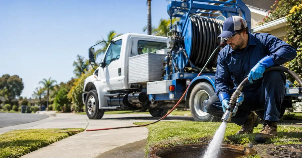 Hydro jet sewer cleaning Los Altos