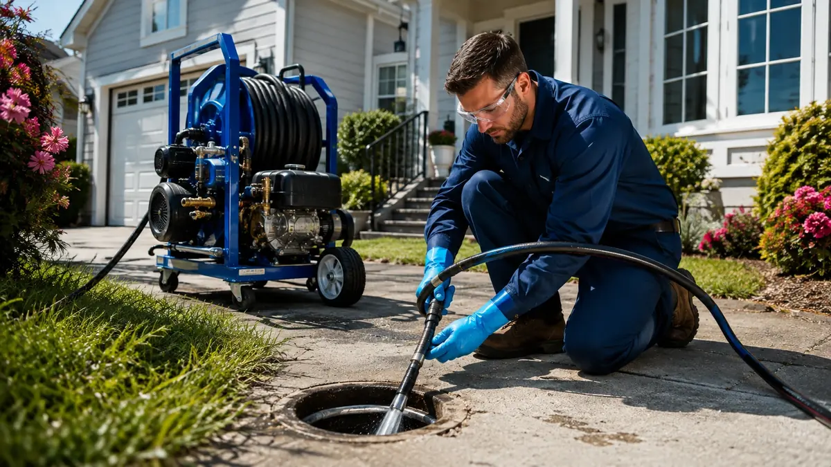 Residential Hydro Jet Drain Cleaning in Los Altos